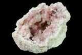 Sparkly, Pink Amethyst Geode Half - Argentina #170165-2